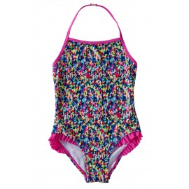 Colorful Ruffle Little Girls’ One Piece Swimsuit