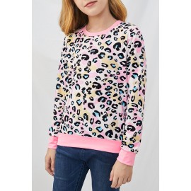 Mommy and Me Pastel Leopard Top